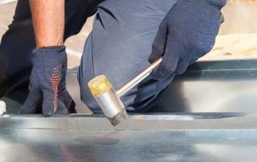 Broneirion metal flat roofing repairs